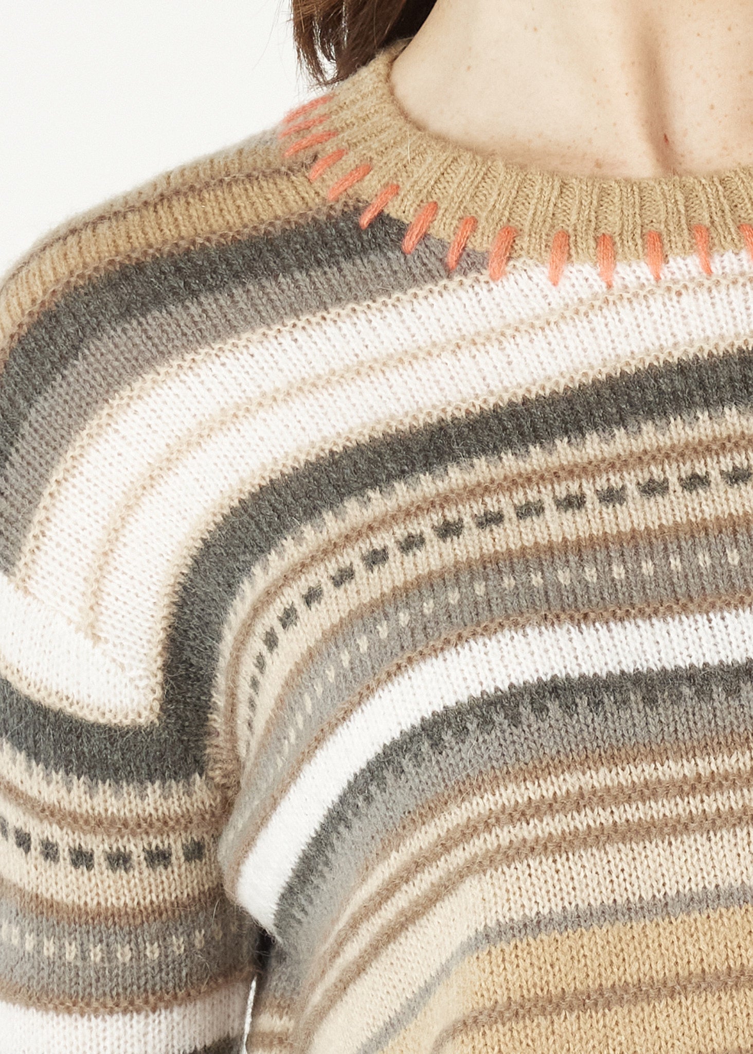 Z&P Mohair Blend Stripe Sweater