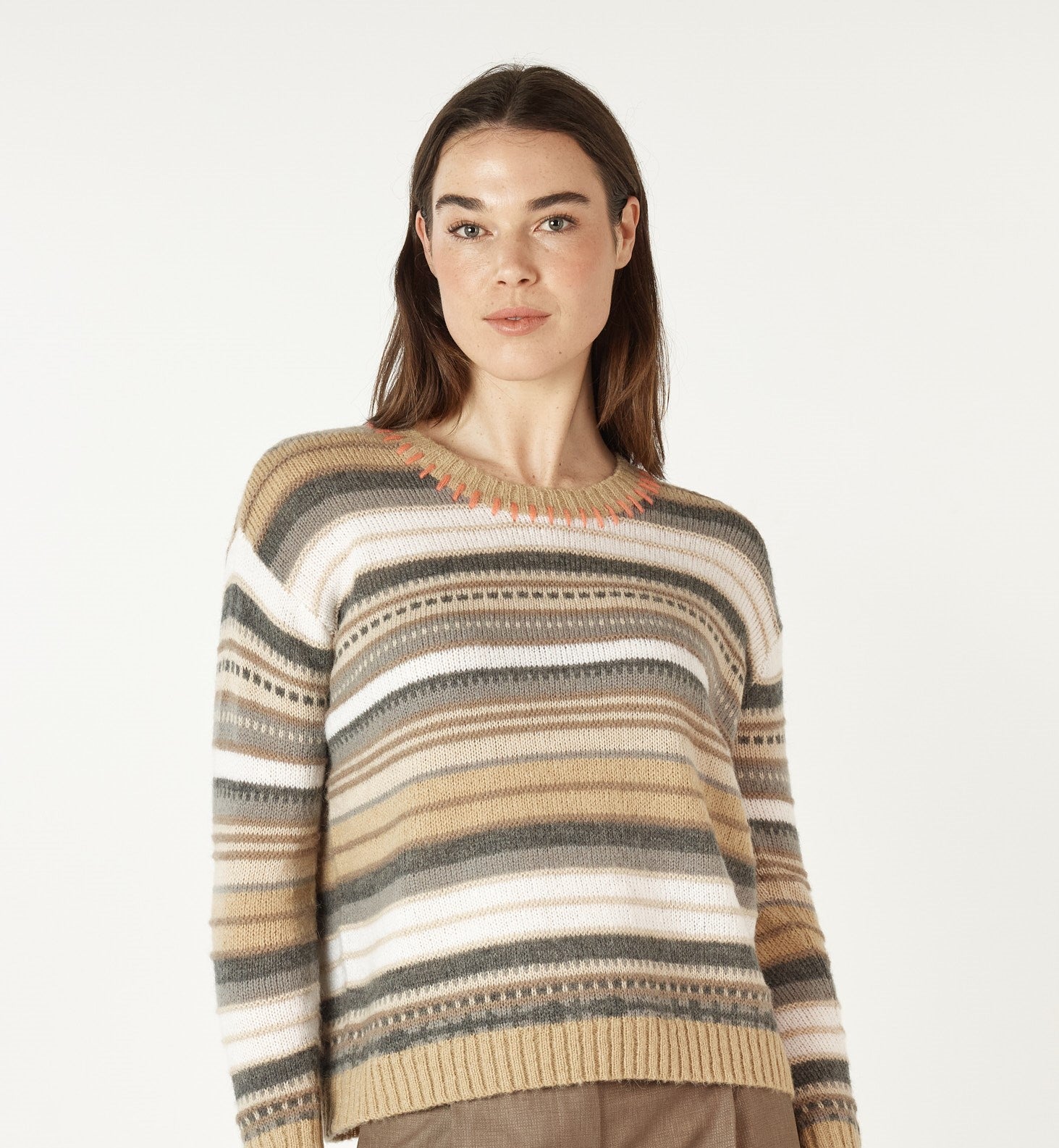 Z&P Mohair Blend Stripe Sweater