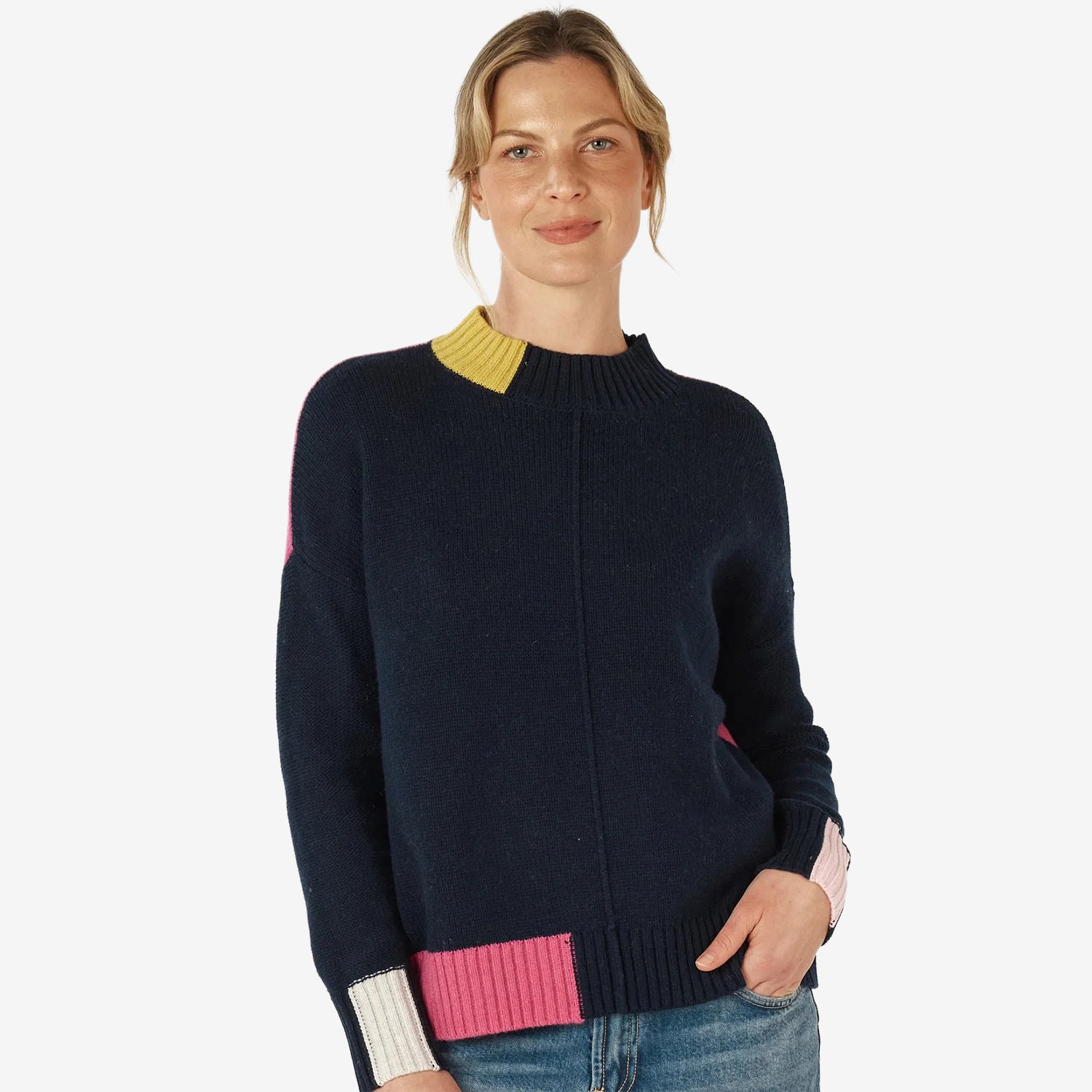 Z&P Colour Block Trim Jumper