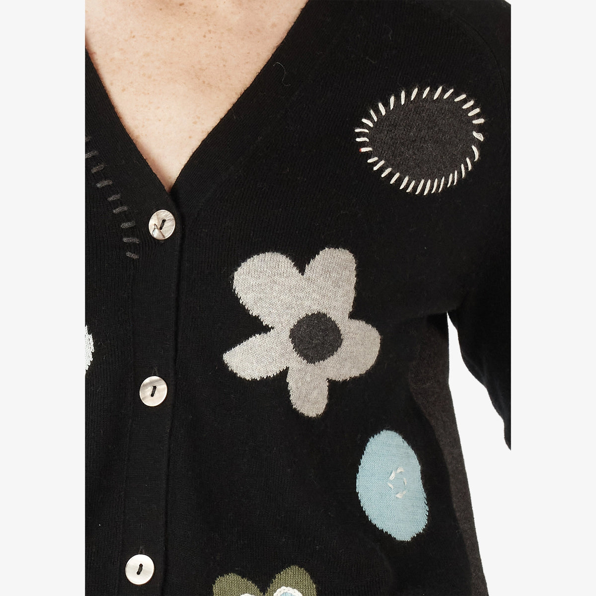 Z&P Happy Cardi black