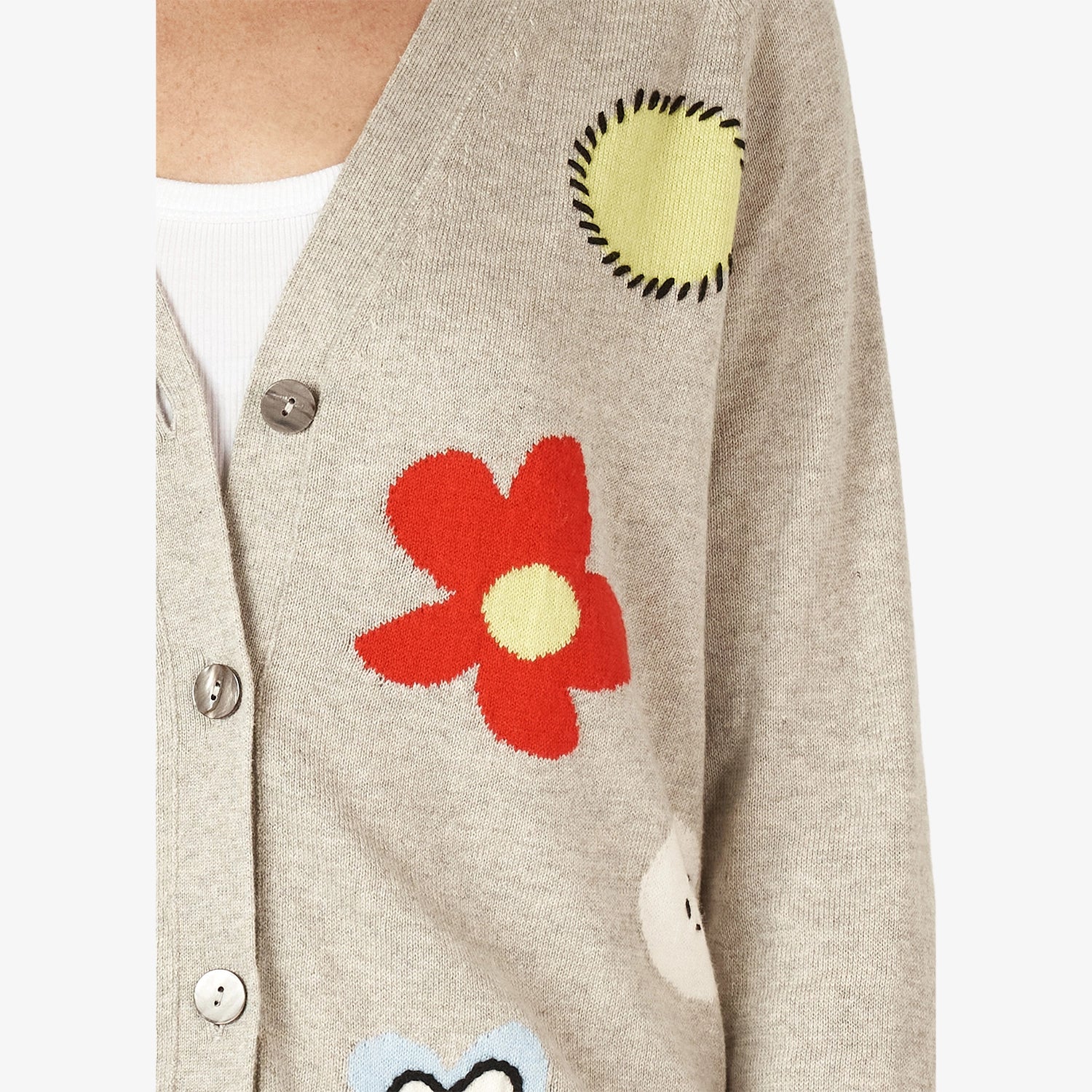 Z&P Happy Cardi marl