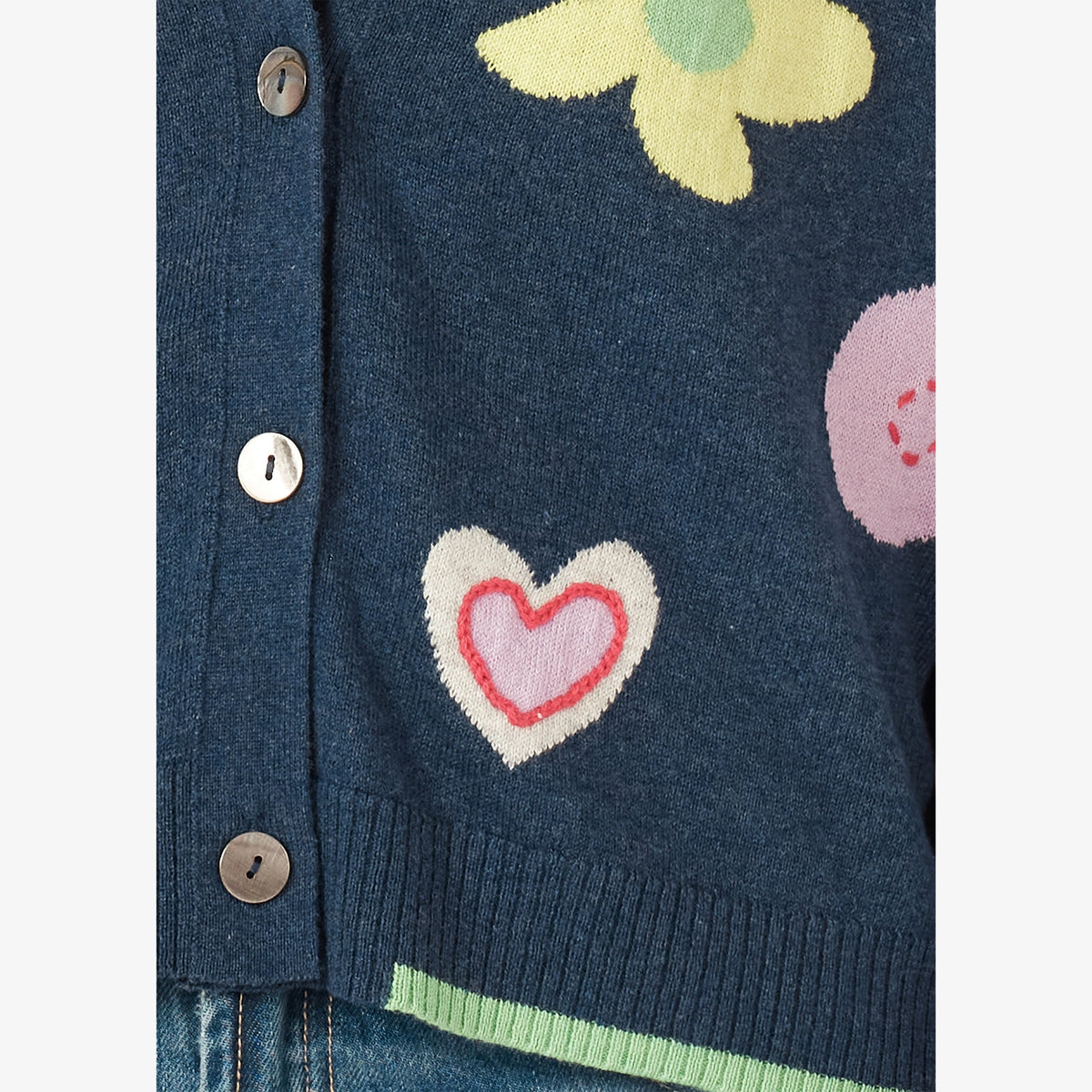 Z&P Happy Cardi denim