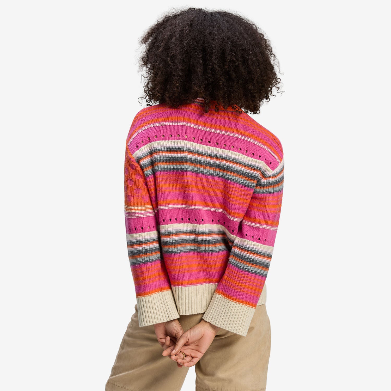 Z&P Stripe Pop Jumper amaranth