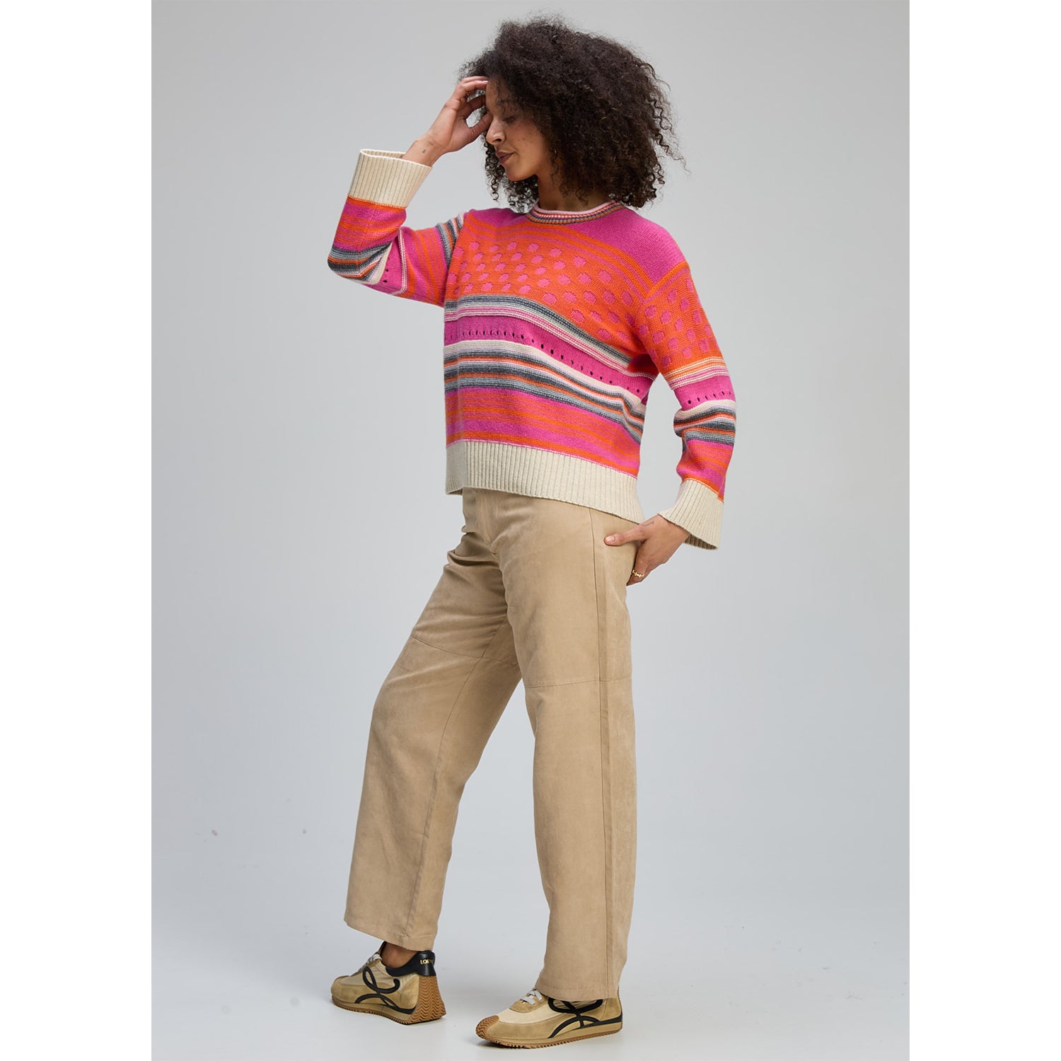 Z&P Stripe Pop Jumper