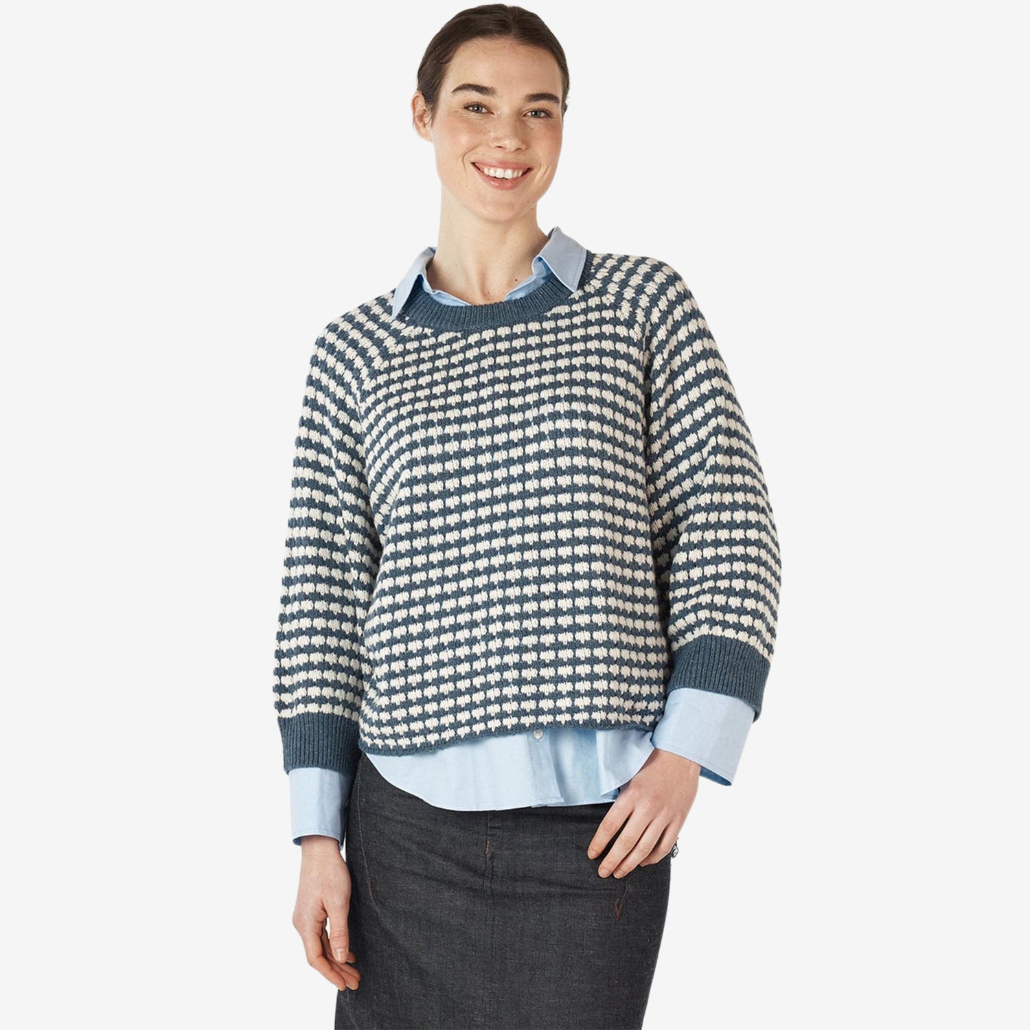 Z&P Texture Jumper navy