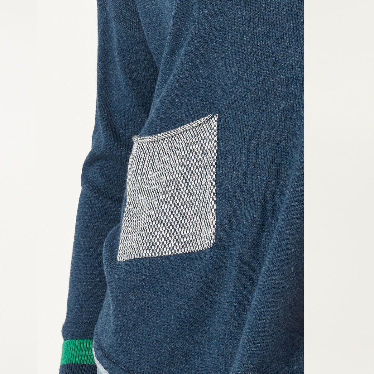 Z&P Birdseye Trim Jumper denim