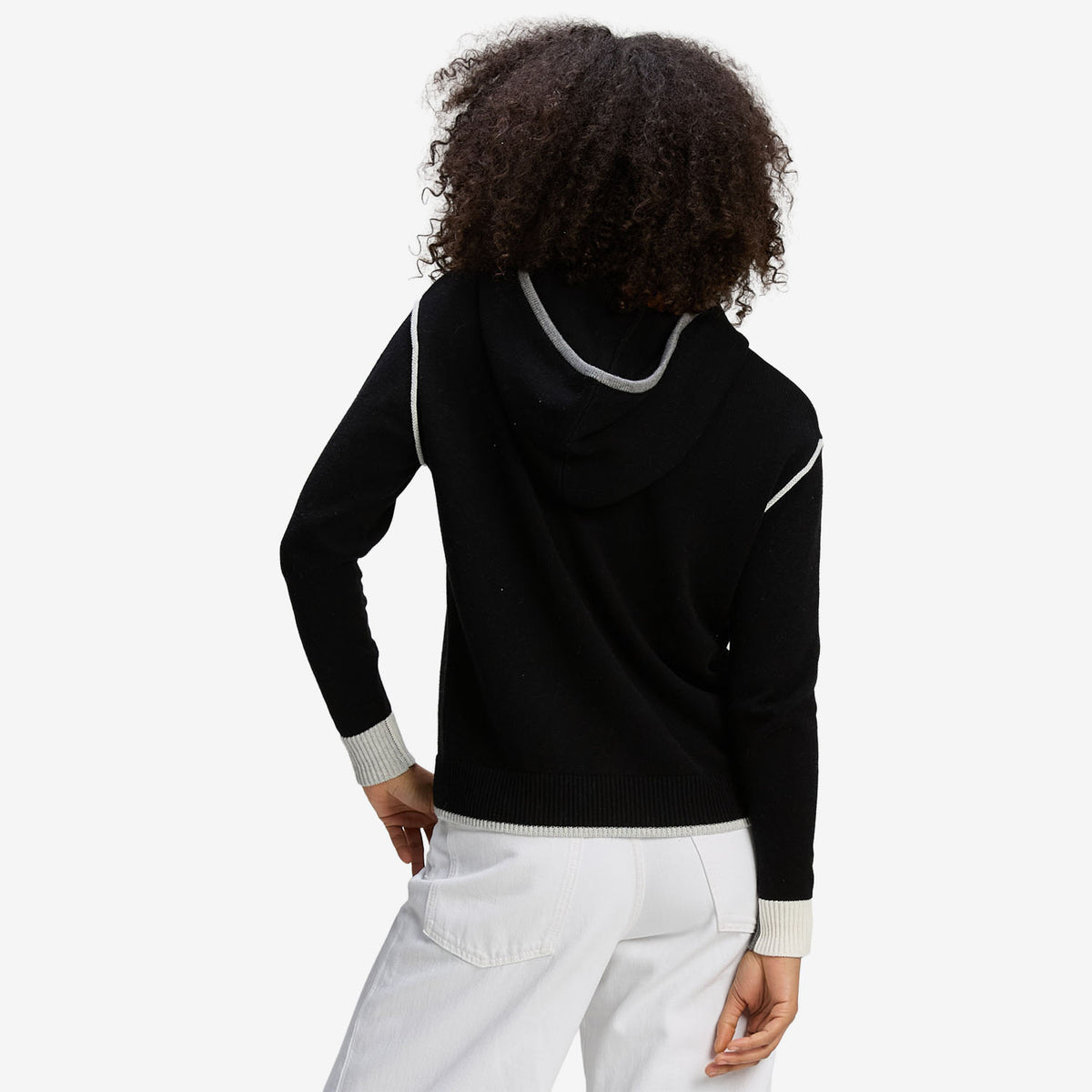 Zaket & Plover Threaded Hoodie black