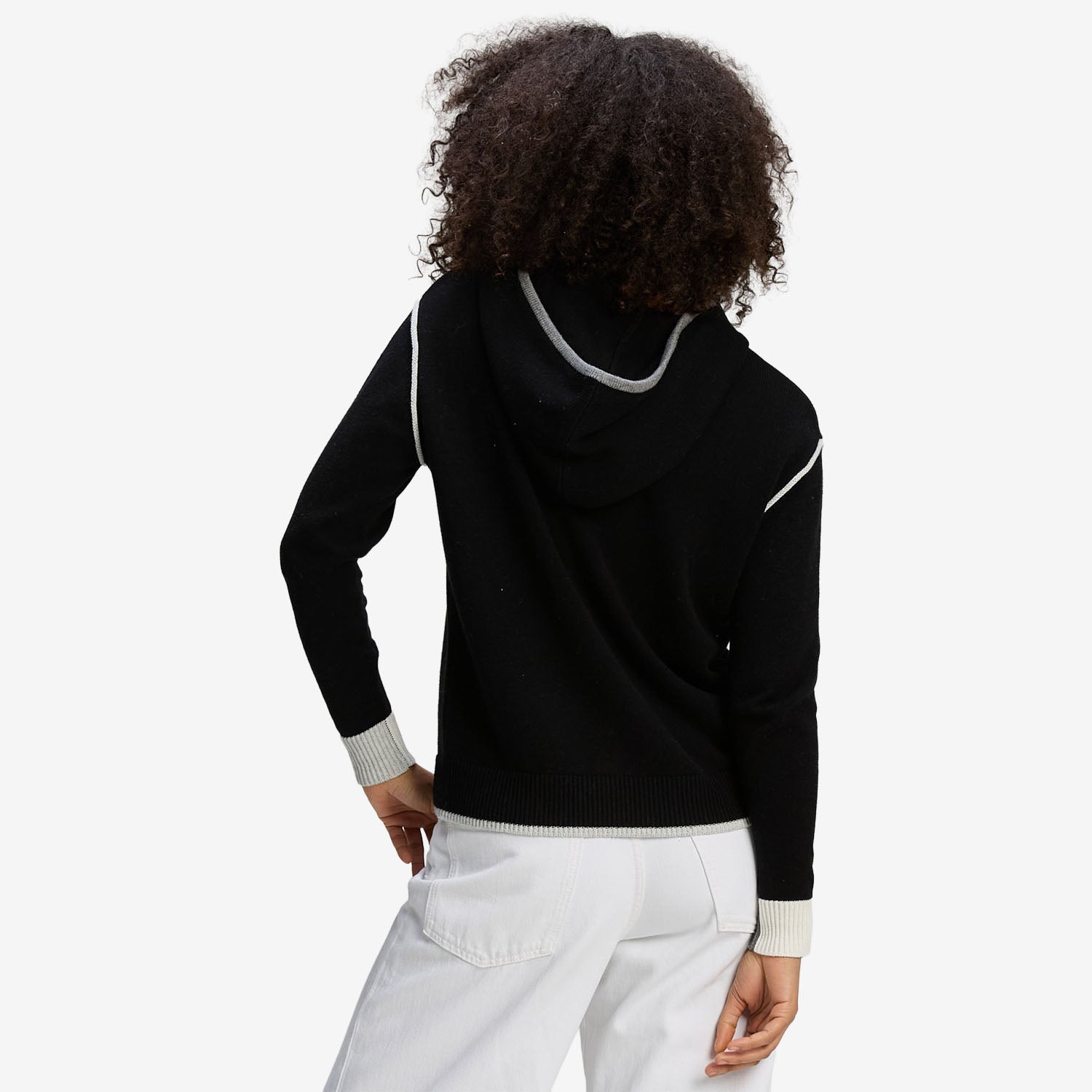 Zaket & Plover Threaded Hoodie black