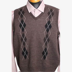 Aklanda Argyle Vest bron