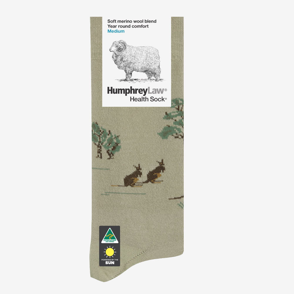 Humphrey Law Health Sock - Tourist Patterns