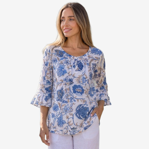 Renoma Casey Pintuck Top