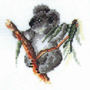 Australiana counted cross stitch kit - baby koala