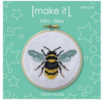 Make it Mini Cross Stitch Kit with Hoop