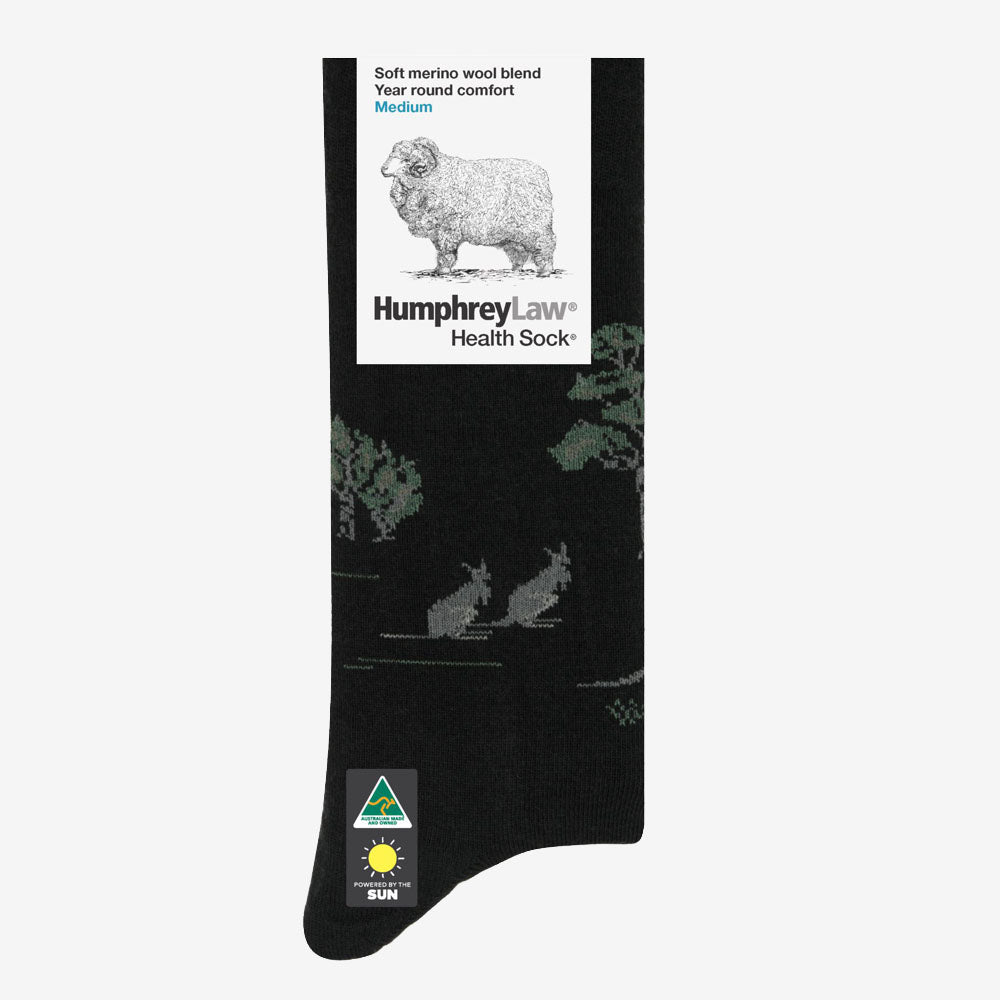 Humphrey Law Health Sock - Tourist Patterns