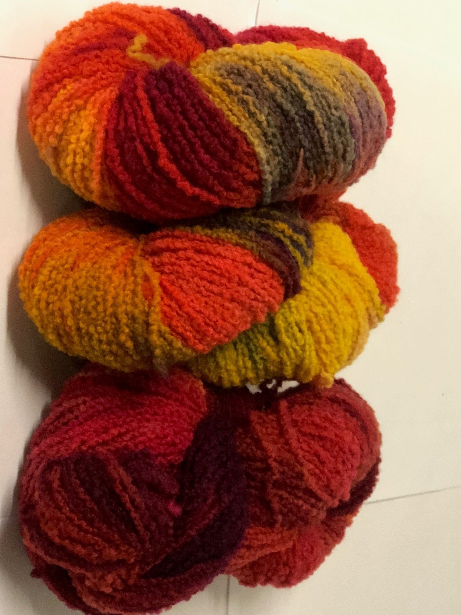 Nundle Hand Dyed Merino Boucle