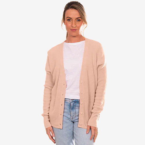 Bridge &amp; Lord V.Neck Cardi with Detailed Back