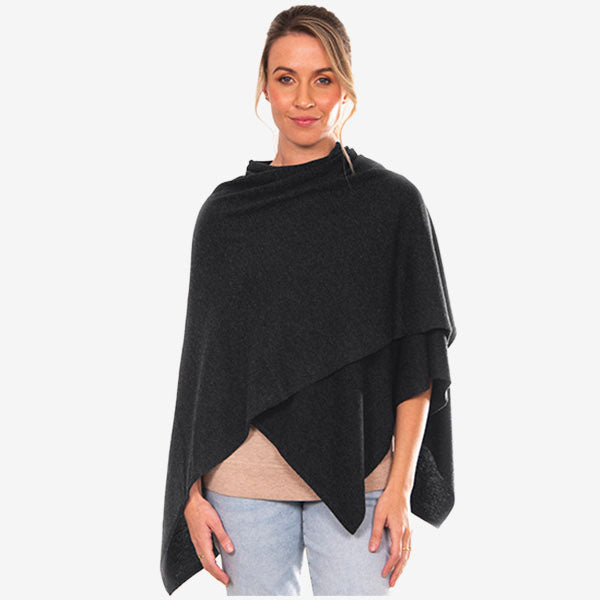 Bridge &amp; Lord Wrap Topper coal