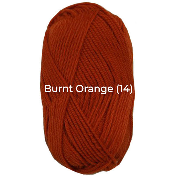 Nundle Collection 8 Ply Chaffey Yarn Burnt Orange