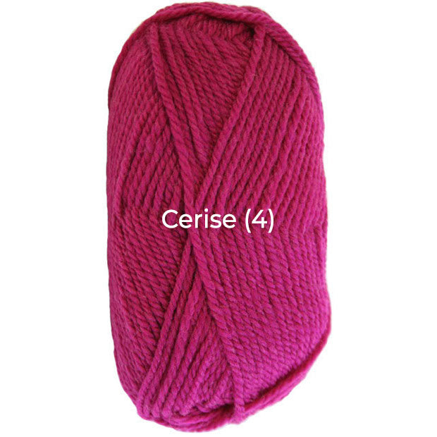 Cerise (4) Nundle Collection 12 Ply Chaffey Yarn