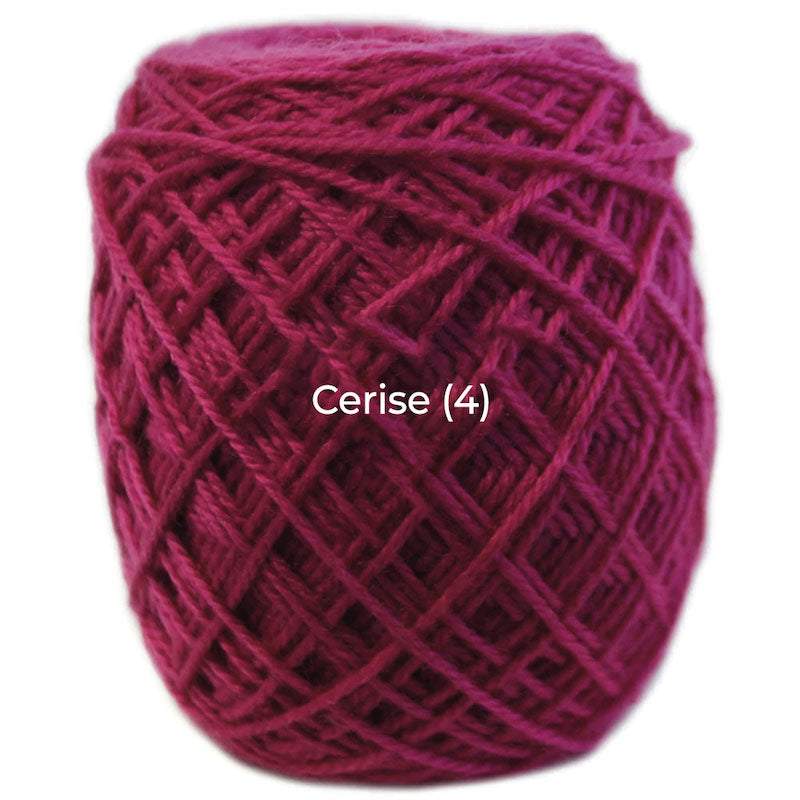 Nundle Collection 4 Ply Sock Yarn - Cerise