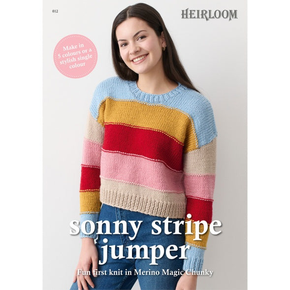 Heirloom Sonny Stripe Jumper Pattern 012