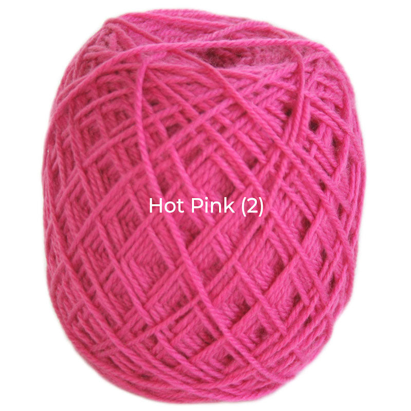  Nundle Collection 4 Ply Sock Yarn- Hot Pink