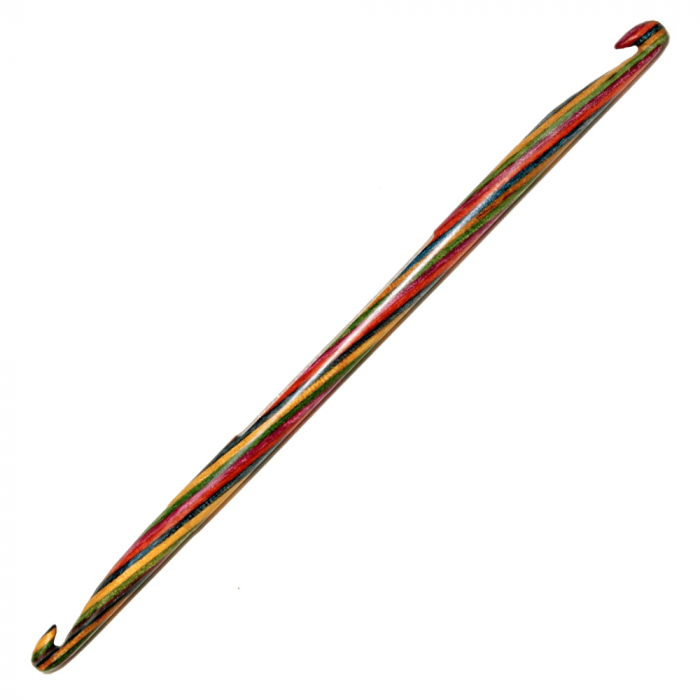 KnitPro Symphonie Wood Double Ended Crochet Hook