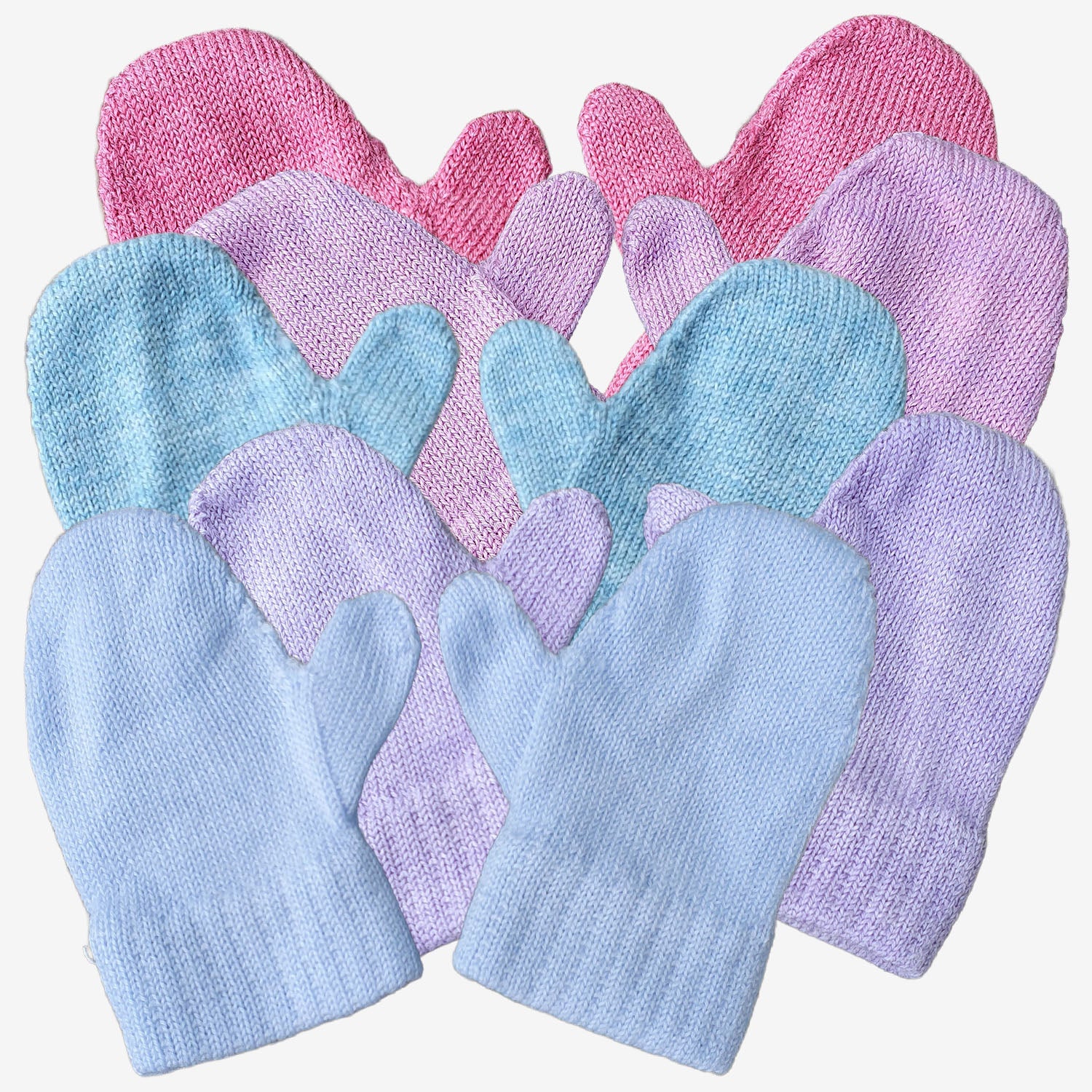 Knitted@Nundle Baby Mittens