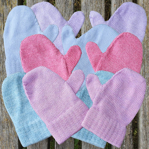 Knitted@Nundle Baby Mittens