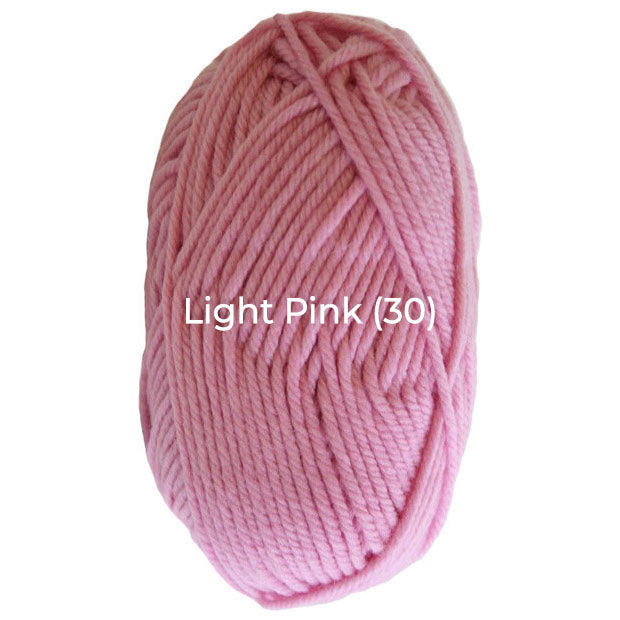Light Pink (30) Nundle Collection 12 Ply Chaffey Yarn