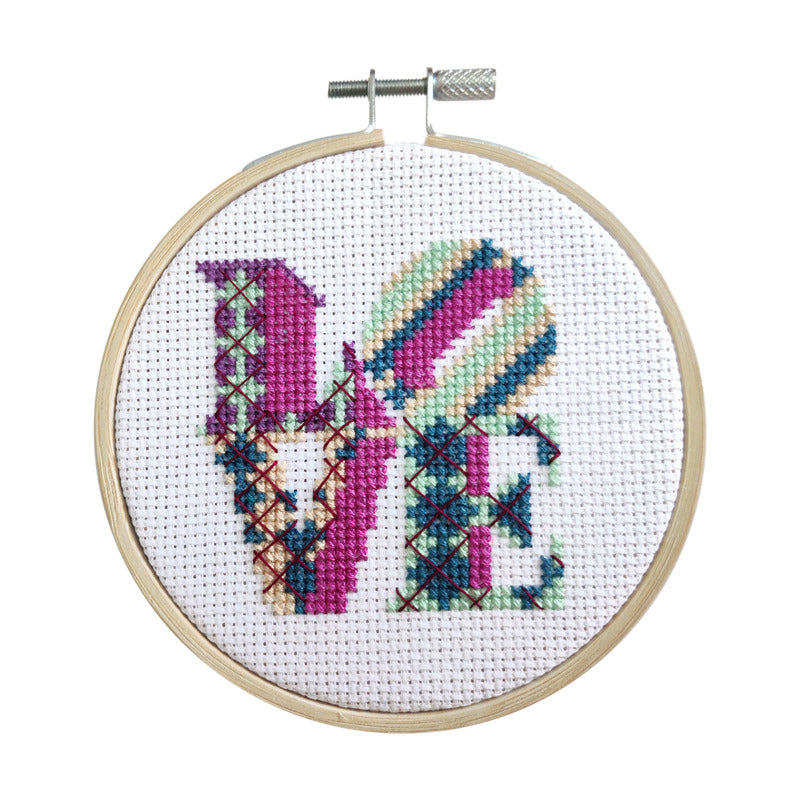Make it Mini Cross Stitch Kit with Hoop
