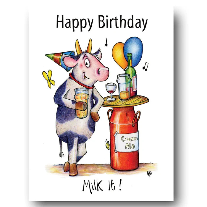 Milk It Greeting Card