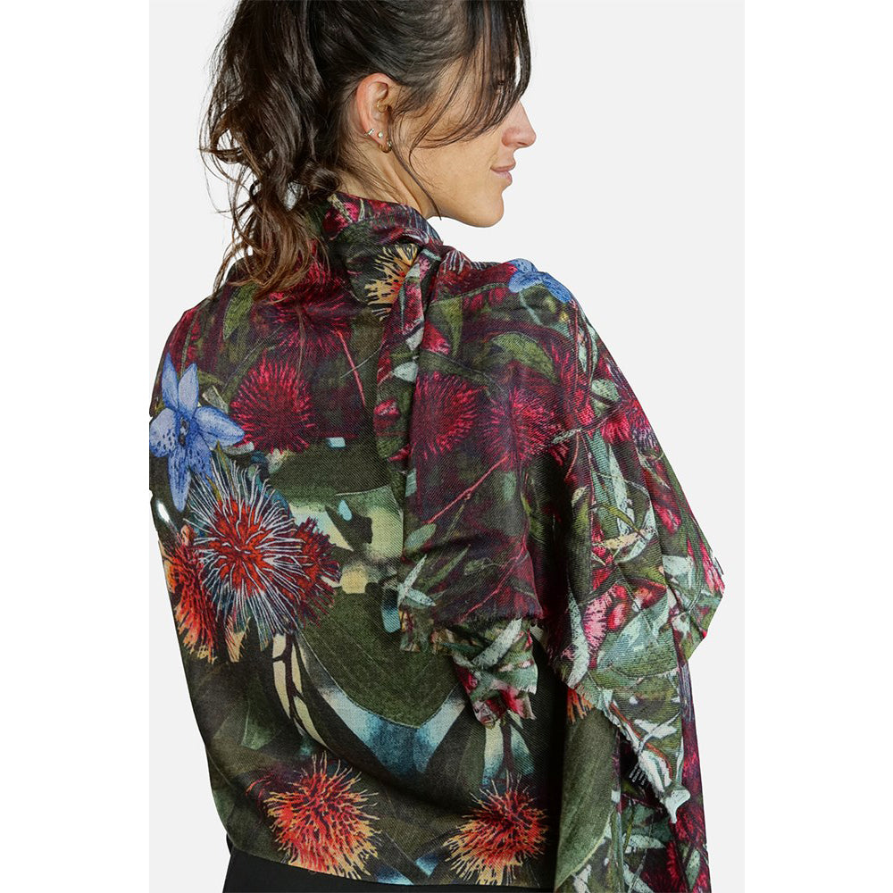 Tradition Textiles Pure Wool Scarf natures path