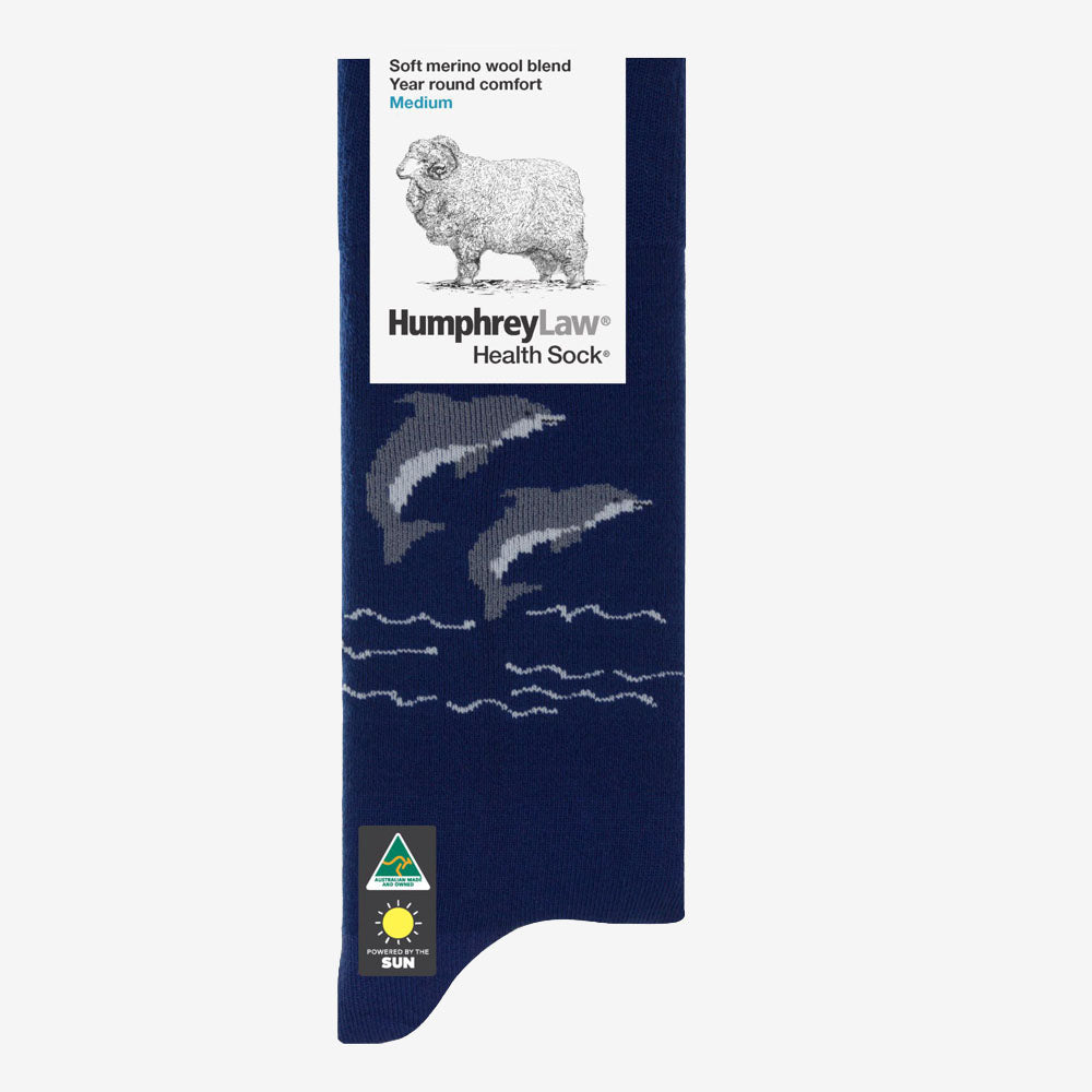 Humphrey Law Health Sock - Tourist Patterns