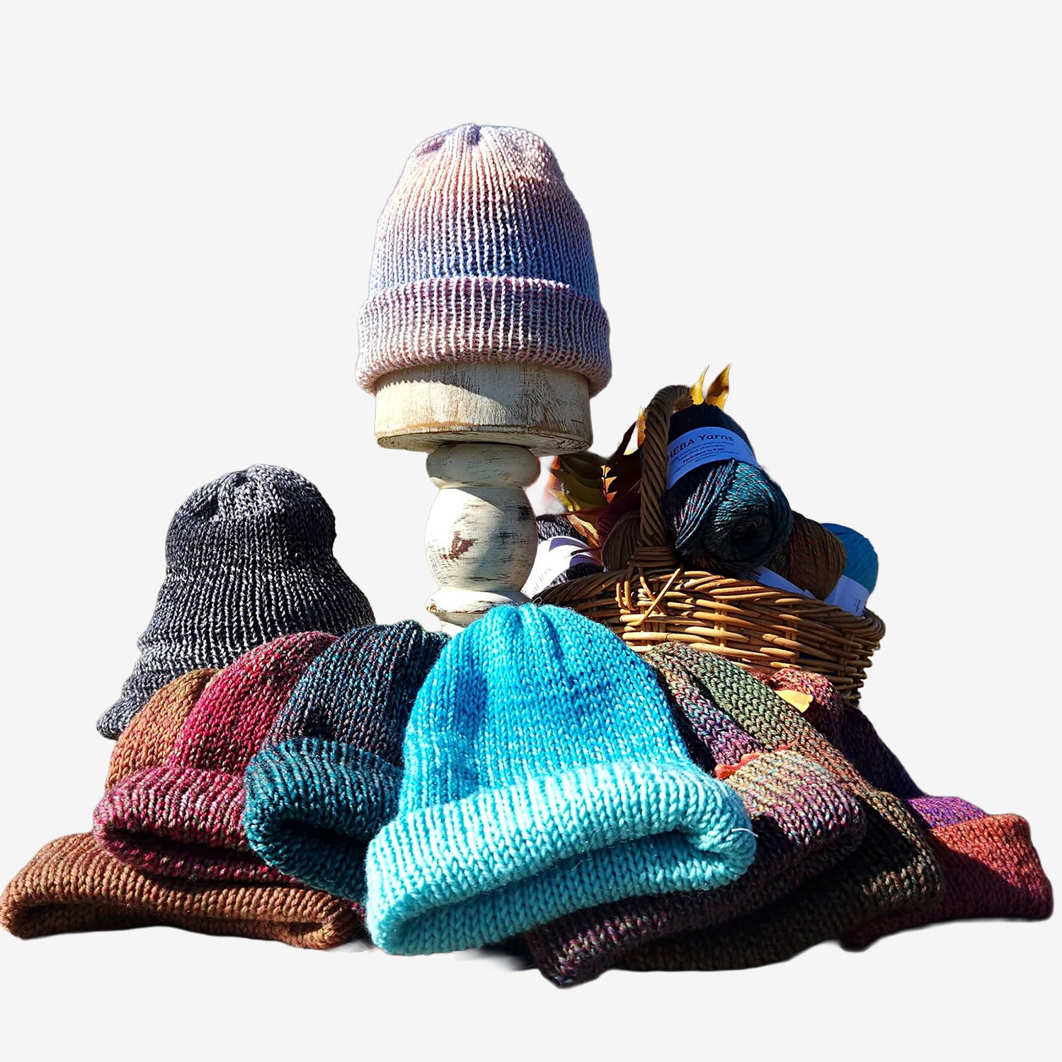 Nundle Hand Made Sheba Double Layer Beanie