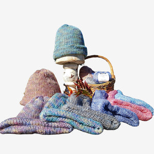 Nundle Handmade Songbird Double Layer Beanie