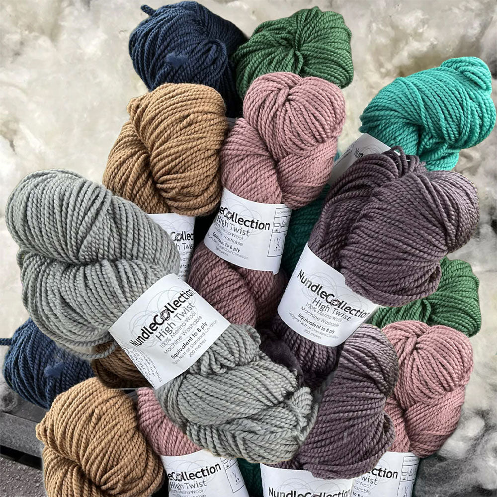 Nundle Collection 8 ply High Twist Merino