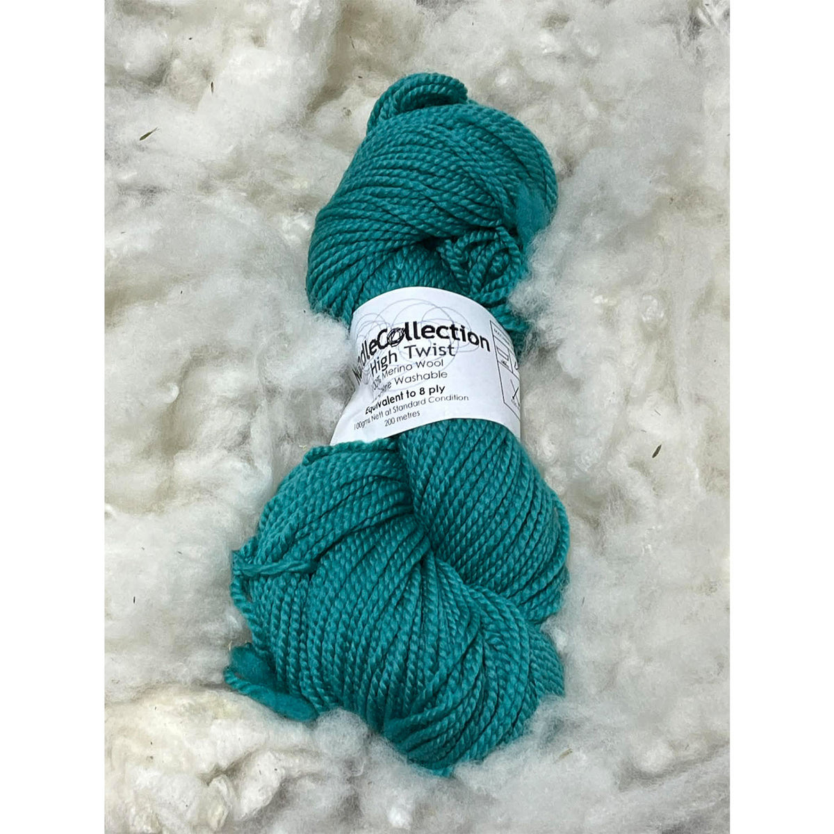 Nundle Collection 8 ply High Twist Merino teal green