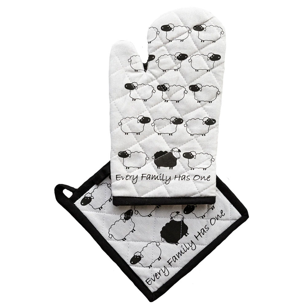 Oven Glove &amp; Pot Holder EFHO Black Sheep