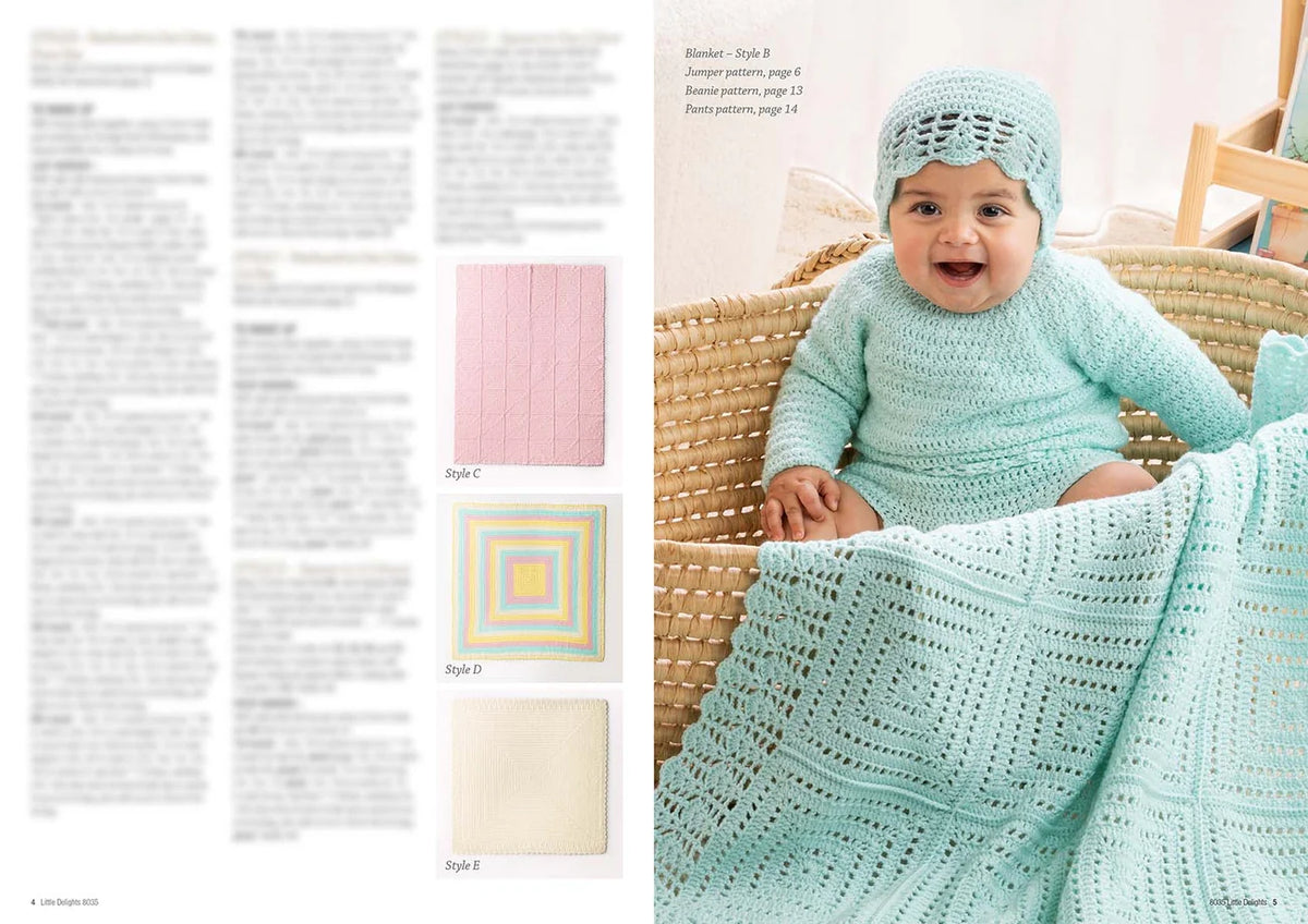 Patons Little Delights Pattern Book 8035