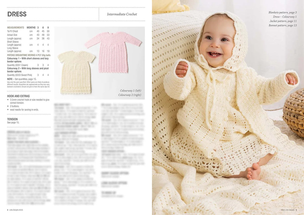 Patons Little Delights Pattern Book 8035