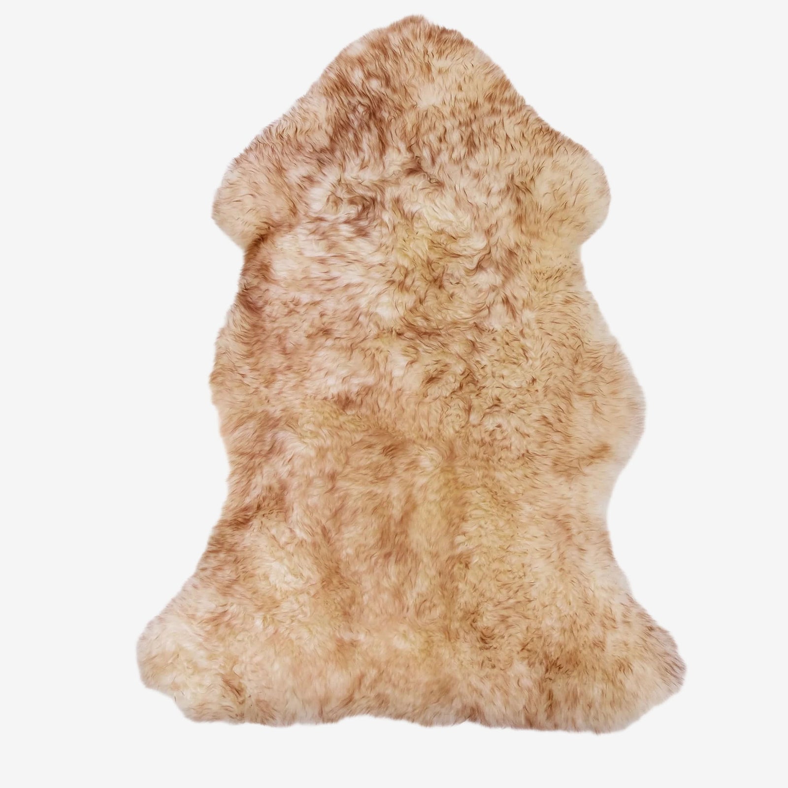 Cozy Mate Sheepskin Rug ivory brown tip