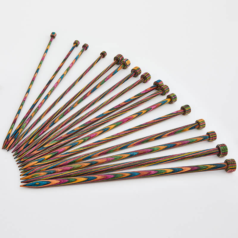 KnitPro Symfonie Wood Single Pointed Needle Set