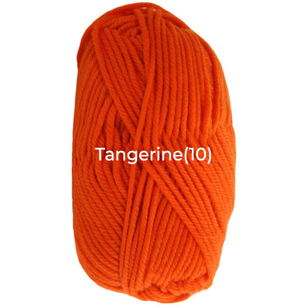 Tangerine - Nundle Collection 4 Ply Chaffey Yarn