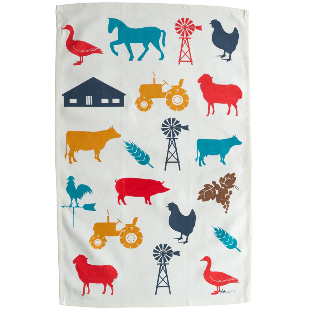 Tea Towel - Farm
