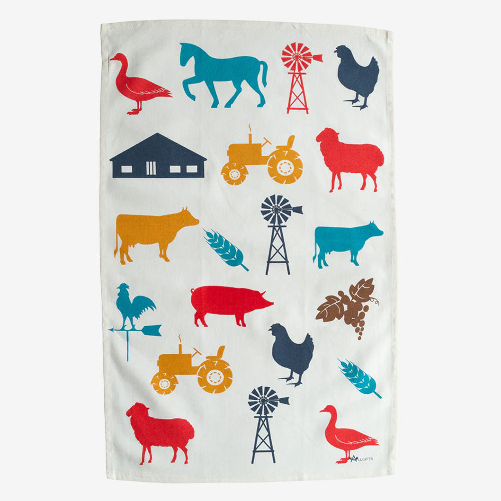 Tea Towel - Farm