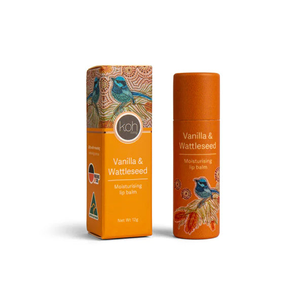 Koh Living Lip Balm Stick - Vanilla & Wattleseed