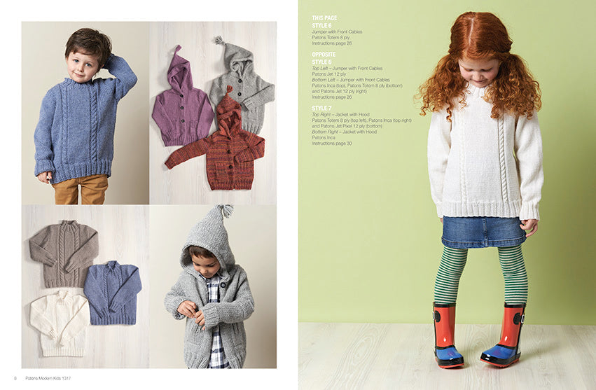 Patons Hand Knits for Modern Kids (BK1317)
