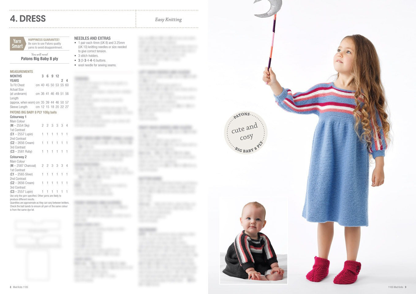 Patons Mod Knits in Big Baby