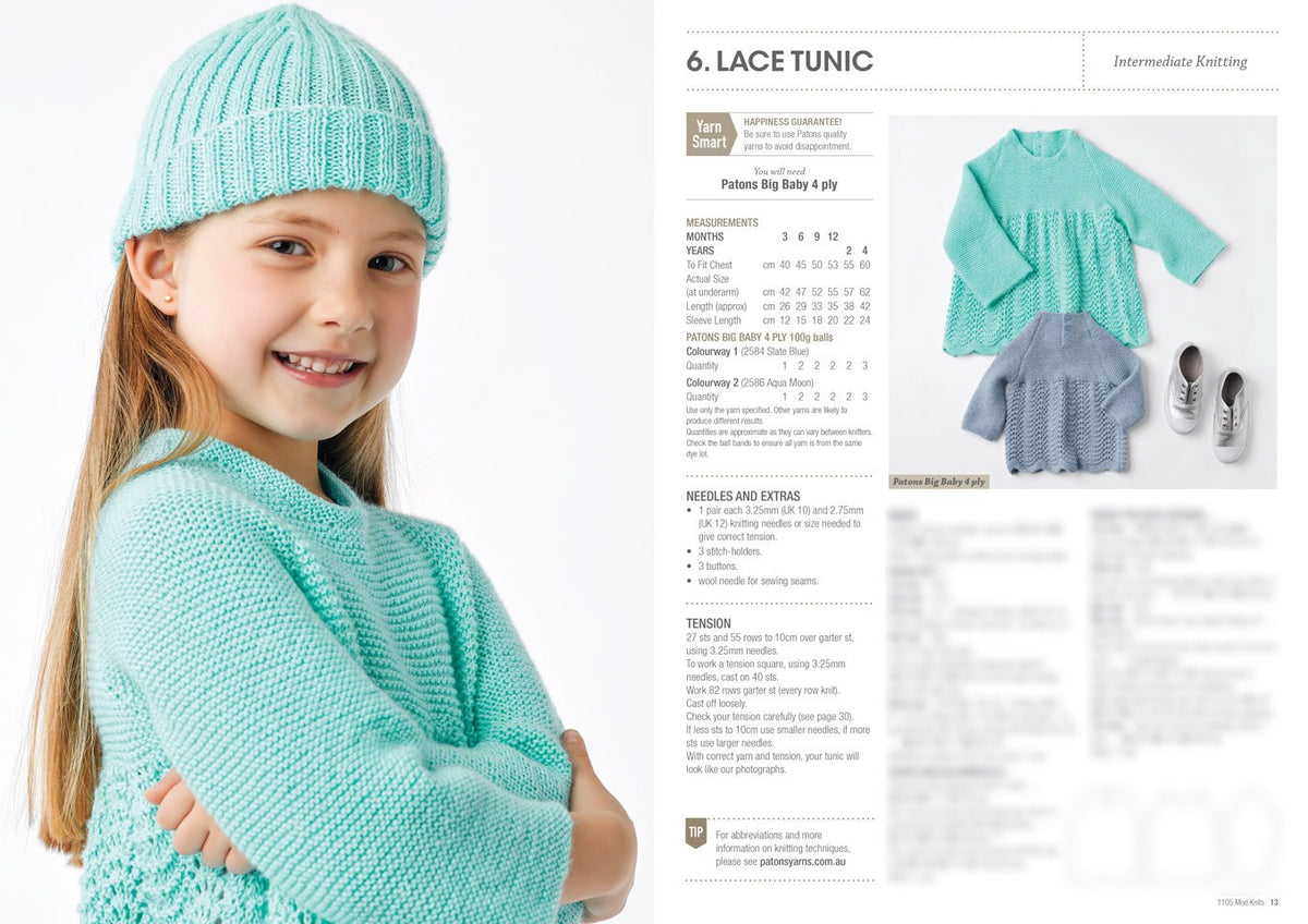 Patons Mod Knits in Big Baby